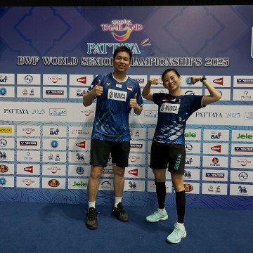 Hendra Setiawan dan Debby Susanto menjuarai BWF World Senior Championships 2025. (ig debbysusanto)